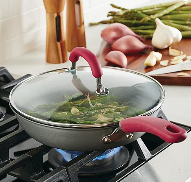 Rachael Ray Create Delicious Hard Anodized 10.25″ Deep Frying Pan