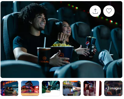 Save 40% on All Regal Movie Cinema Tickets for any Movie, plus Discounted Popcorn and Snacks!