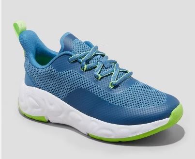 All In Motion Kids Low Top Mesh Lace Up Performance Sneakers