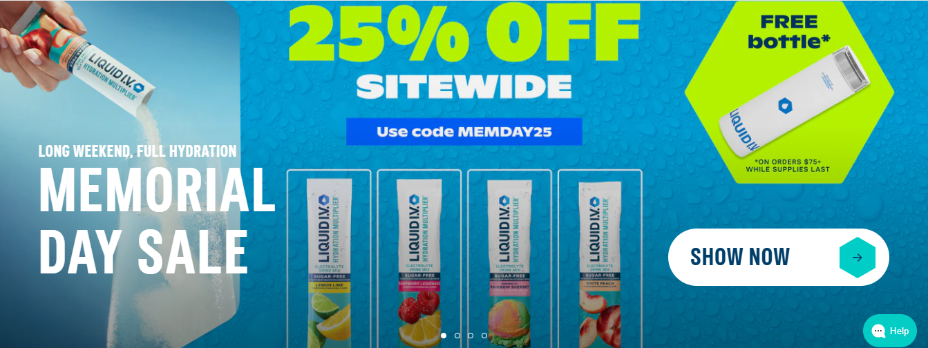 25% off site wide* with code:*MEMDAY25
