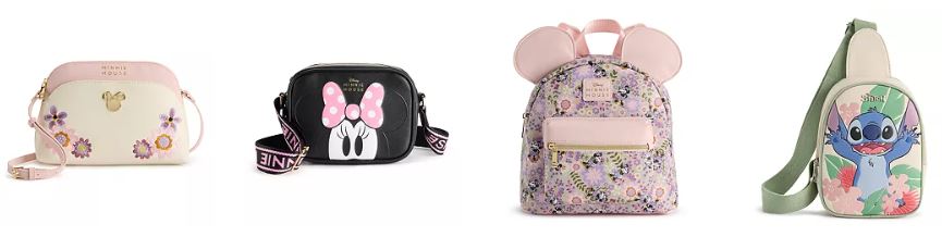Disney’s Minnie Mouse Floral Embroidered Crossbody Bag
