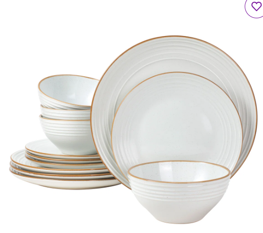 Granduca 12 Piece Dinnerware Set, dish sets for 4