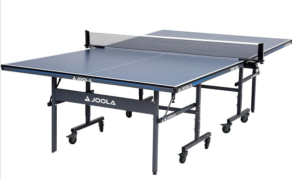 JOOLA Tour Indoor Ping Pong Table with Quick Clamp Table Tennis Net – Foldable Indoor Surface with Single Player Playback Mode – Competition Grade MDF Top – Tournament Quality