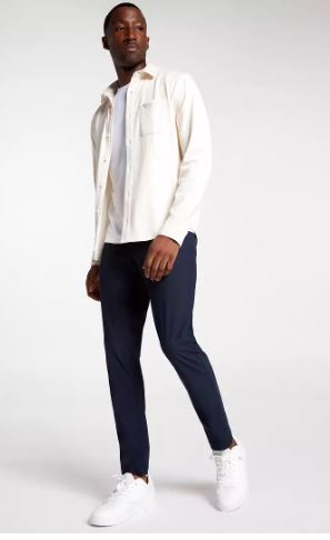 VRST Men’s Long Sleeve Textured Knit Button Down Shirt