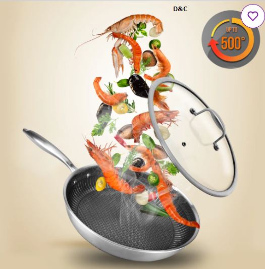 KitchenAid Hard Anodized Induction Nonstick Frying Pan / Skillet with Lid