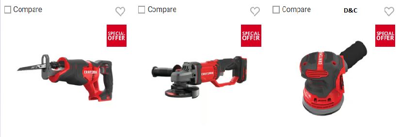 Online Only! Buy Craftsman V20 String Trimmer Kit, Get 2 select V20 Bare Tools FREE