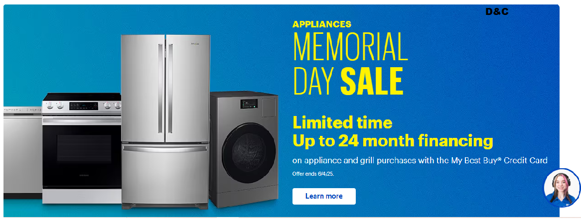 Memorial Day deals on Appliances