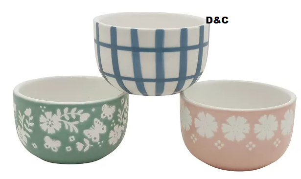 Celebrate Together™ Spring 3-pc. Ceramic Dip Bowl Set