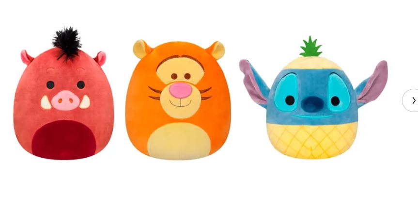 Jazwares – Squishmallows Disney – 8″ Plush – Styles May Vary