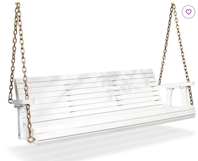 Katheryn Solid Wood Porch Swing