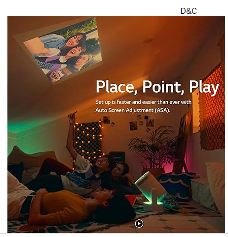 (NEW) LG CineBeam Home Cinema 4K UHD Smart Projector