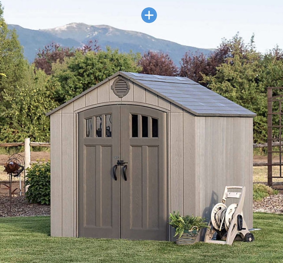 Lifetime 8’x 7.5′ Outdoor Storage Shed