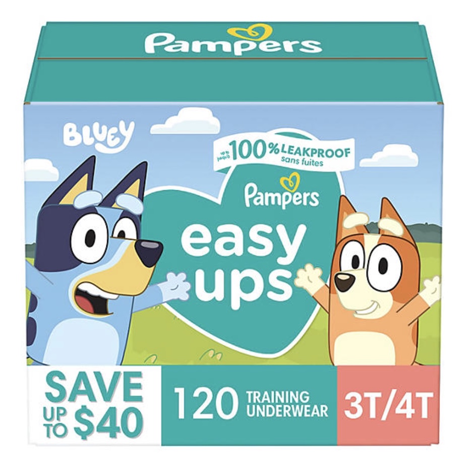 Pampers Easy Ups Training Pants Underwear, Sizes 2T-6T