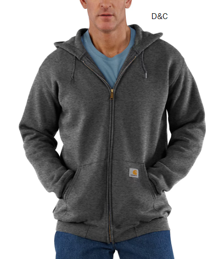 Carhartt Men’s Midweight Hooded Zip Front Sweatshirt