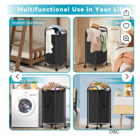 Zoller Floating Bed Frame with LED & Charging Station, Modern Metal Platform Bed, No Box Spring Needed