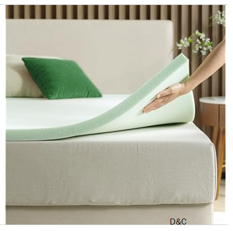 ZINUS 1.5 Inch Green Tea Memory Foam Mattress Topper, Smaller, More Convenient WonderBox Packaging, Pressure-Relieving Layers, CertiPUR-US Certified, Full