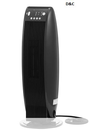 Amazon Basics Digital Tower Heater Black, 28 Inch