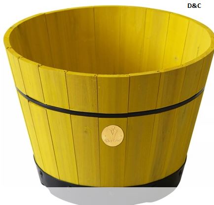Vegtrug DIY Medium Cedar Barrel No-Rot Base w/Drainage (Choose Color)