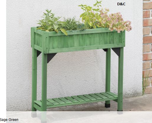 Vegtrug 4 Pocket Slimline Cedar Herb Garden Planter