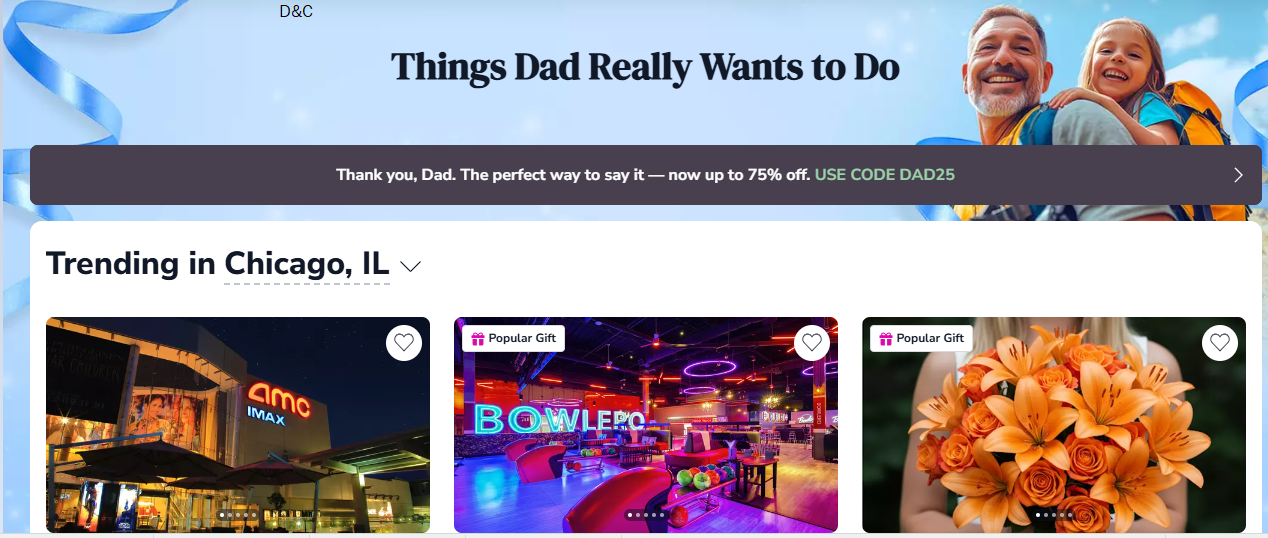 Fathers Day is next weekend! 💙Grab something fun for dad to do on Groupon—30% OFF!!!