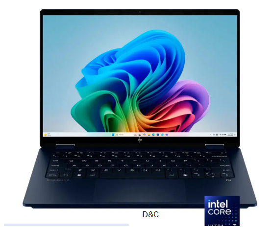 HP – OmniBook X Flip 2-in-1 – Copilot+ PC – 14″ 2K Touch-Screen Laptop – Intel Core Ultra 7 – 16GB Memory – 1TB SSD – Atmospheric Blue