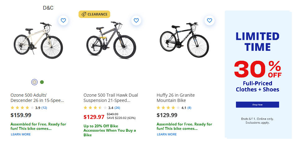 More Bikes on sale