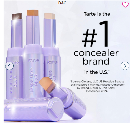 tarte Shape Tape Blur Concealer Stick with Sponge