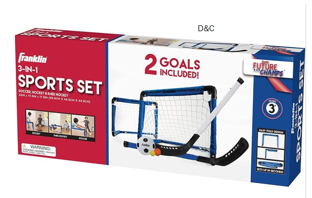 Franklin Indoor Mini Sports 3 in 1 Kids