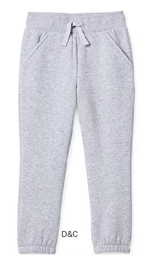 Okie Dokie Toddler Boys Drawstring Waist Cinched Fleece Jogger Pant