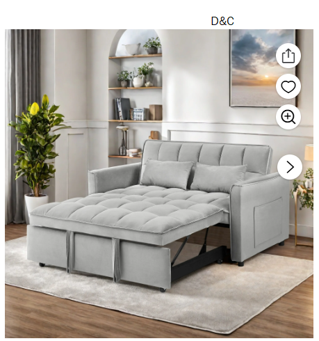 Willow Nailhead Trim Upholstered Queen Bed, Charcoal Faux Leather