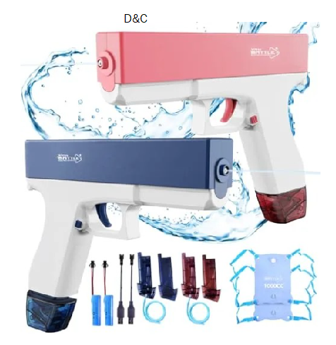 Hakol Set of 2 Rechargeable Large Capacity & Long Range Automatic Water Guns