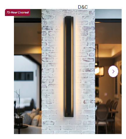 Kegley LED Wall Light Aluminium Linear Waterproof Outdoor Dimmable