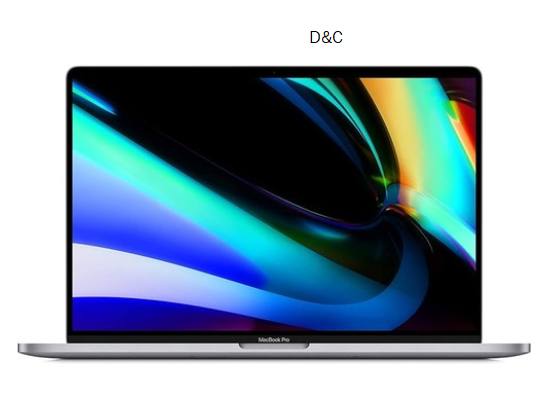 Apple MacBook Pro 16″ Laptop – Intel Core i7 2.6GHz -16RAM Memory – 512GB SSD (2019)