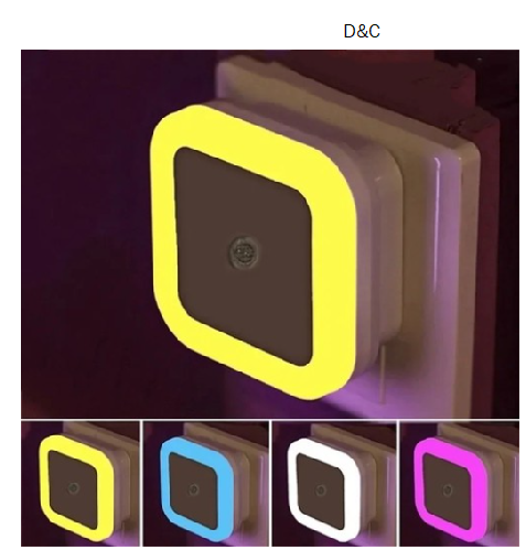 Wireless LED Night Light Sensor Lighting Mini US Plug Night Lights For Children Room