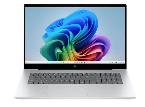 HP OmniBook X NGAI 17, Windows 11 Home, 17.3″, Touch screen, Intel® Core™ Ultra 7, 16GB RAM, 512GB SSD, FHD, Glacier silver