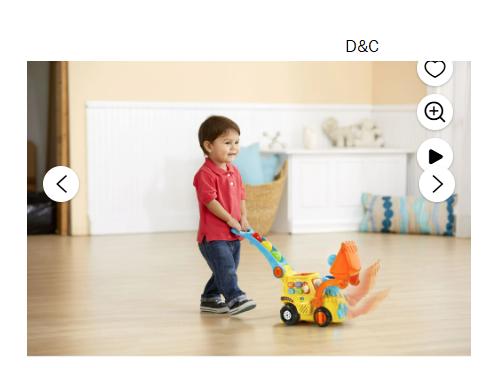 VTech Pop-a-Balls Push & Pop Bulldozer with Accessories, Baby and Toddler Toys