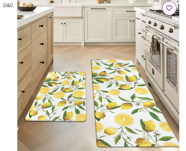 Anti-Fatigue Non-Skid Waterproof Kitchen Mat (Set of 2)