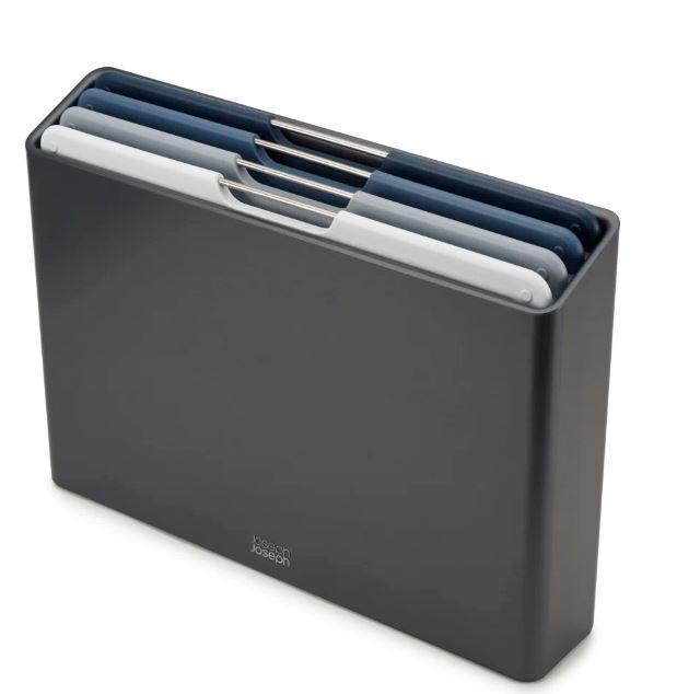 Joseph Joseph Folio Large 4-Piece Cutting Board Set with Storage Case