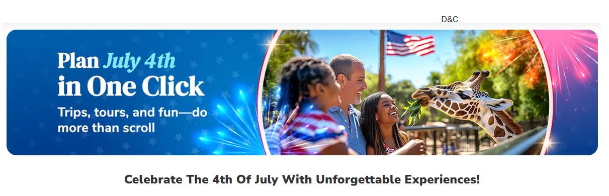 Celebrate The 4th Of July With Unforgettable Experiences!