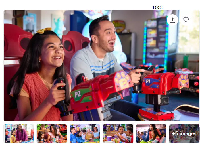 Chuck E. Cheese Family Play & Pizza Package!