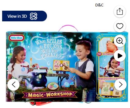 Little Tikes Magic Workshop Tabletop Playset, for Toddlers Ages 3+ Years