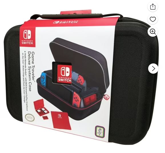 RDS Industries – Nintendo Switch, Video Game Traveler, Deluxe Gaming System Carrying Case