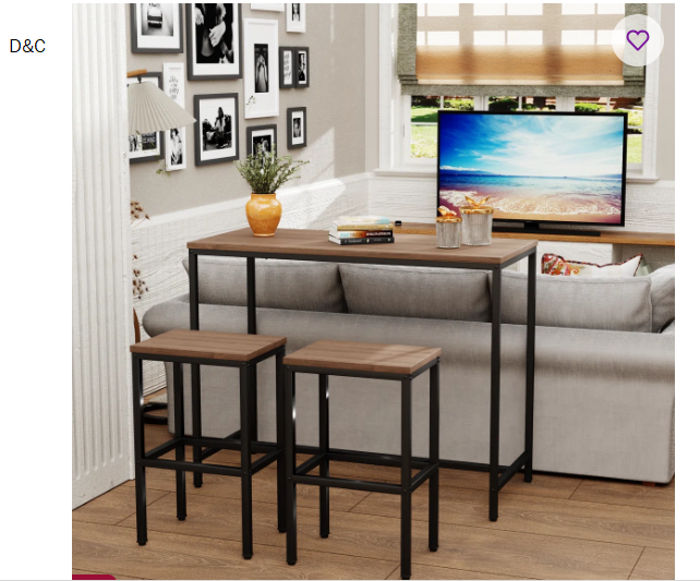 Reitz 2 – Person Four Leg Dining Set (Set of 3)