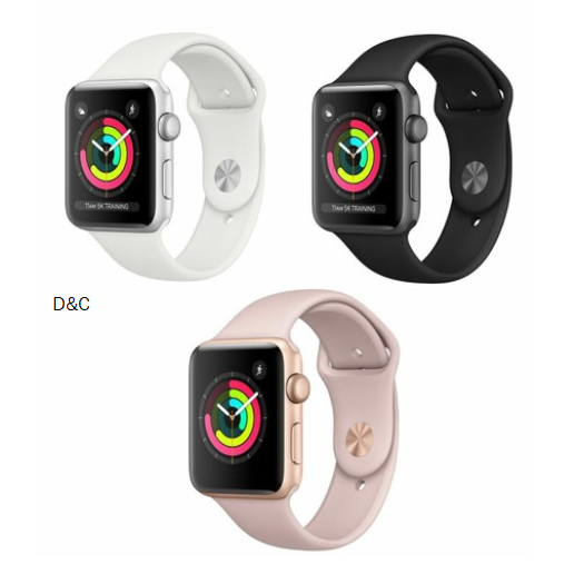 Apple Watch Series 3 38MM / 42MM – 3 Colors (Charger Included)