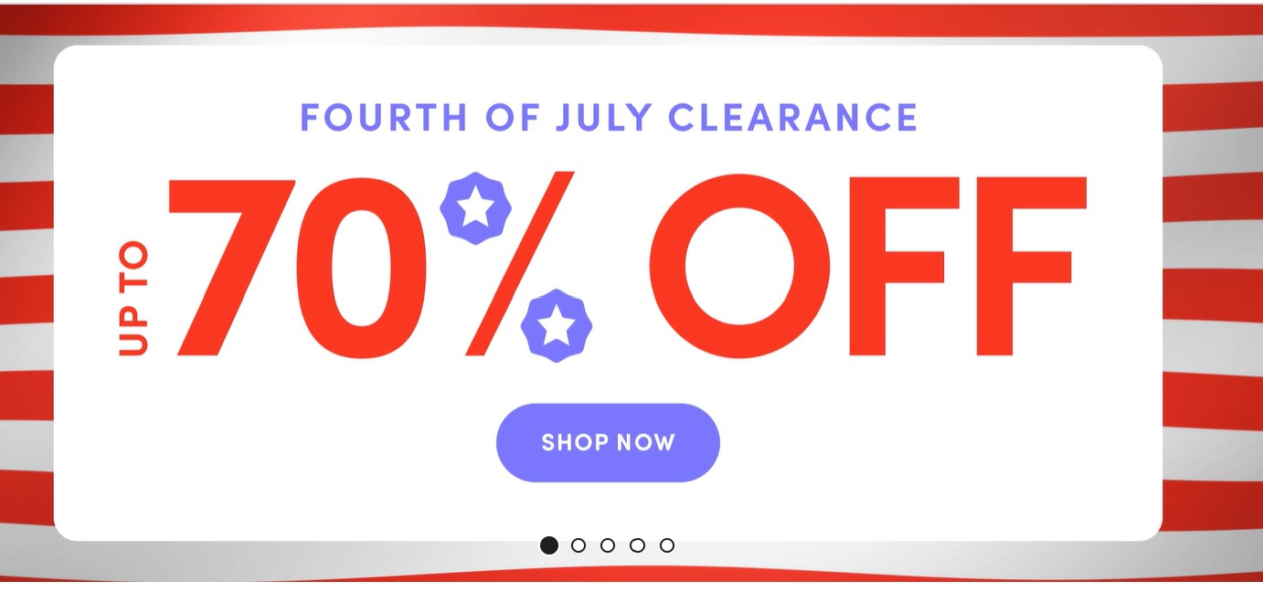 QVC July 4th sale – $20 off their first order of $40 (use code WELCOME20)