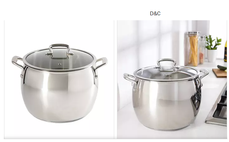 Biltmore® 12 Quart Stainless Steel Stock Pot with Glass Lid