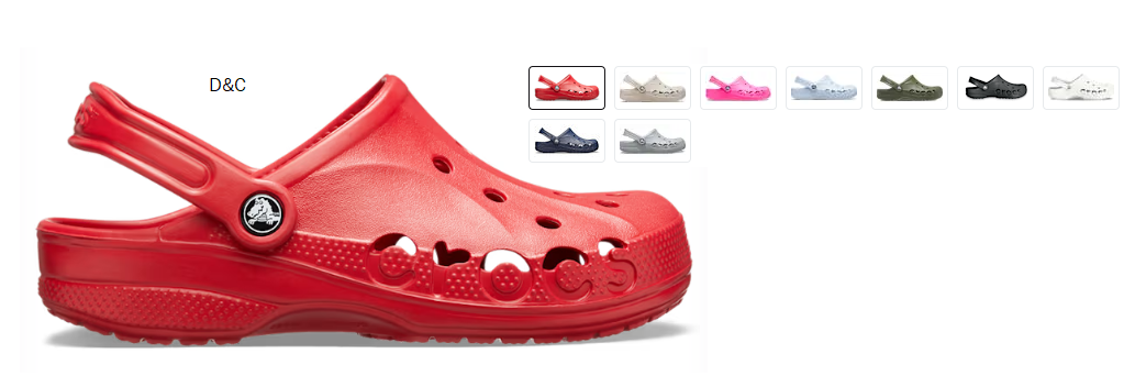 CLASSIC CROCSS Plus they have soooo many colors and ALL WOMENS AND MENS SIZES!