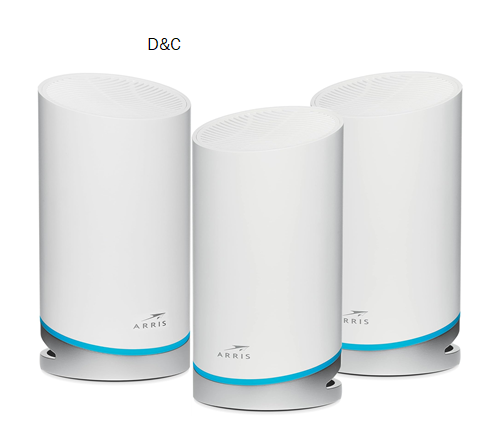 ARRIS SURFboard mAX W121 Tri-Band Mesh Wi-Fi 6 Router System (3-Pack) | AX6600 Speeds up to 6.6 Gbps | Coverage up to 5500 sq ft | Alexa Support