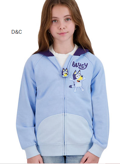 Character Kids Bluey & Friends French Terry Jacket