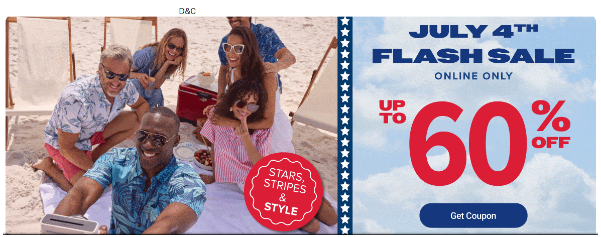 Belk July 4th Flas SaleUp to 60% off